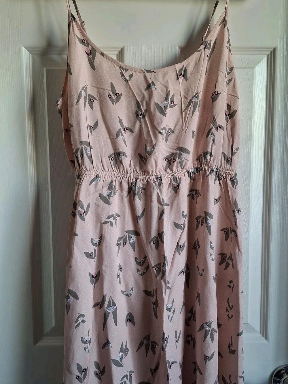 NWT! Large Women's GAP Sleeveless Floral Midi Summer Dress w/Adj. Straps